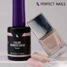NEW!!PERFECT NAILS COLOR RUBBER BASE GEL - PEACHY 4ML thumbnail