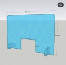 Plexiglass protective wall thumbnail