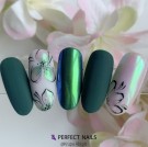 Perfect Nails AURORA VEIL CHROME POWDER - GREEN thumbnail