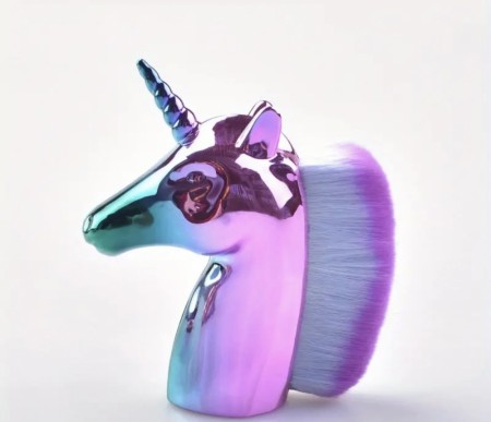 Perfect Nails Dusting Unicorn Brush - Purple