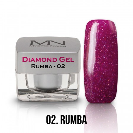 Mystic Nails Diamond Gel - no.02. - Rumba - 4g