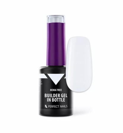 Perfect Nails NEW!!HEMA FREE BUILDER GEL IN BOTTLE 8ML LATTE WHITE